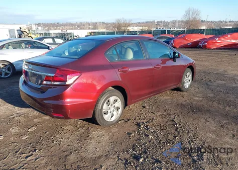 2015 Honda Civic Lx from USA, damaged, VIN 19XFB2F52FE280457